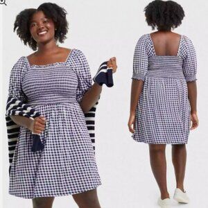 Draper James Jo DEE Dress in Gingham New With Tags